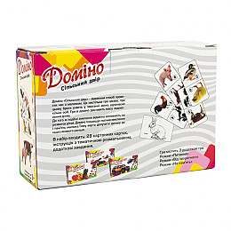 Настільна гра Доміно "Сільський двір" Strateg 30766 укр.