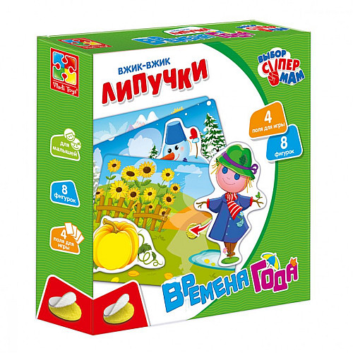 Ігра настільна Vladi Toys "Вжик-вжик Липучки" VT1302-23 Час року