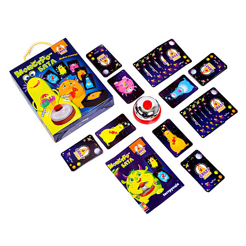 Настільна гра "Монстро-Батл" Vladi Toys VT8010-04 з дзвоником