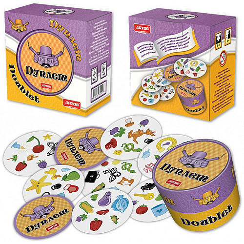 Настольная игра Artos Games "Дуплет" в тубе 1007