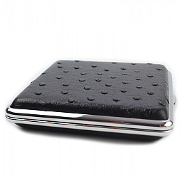 Портсигар на 20 сигарет Champ Pu Cigarette Case Черный (40444516BL)