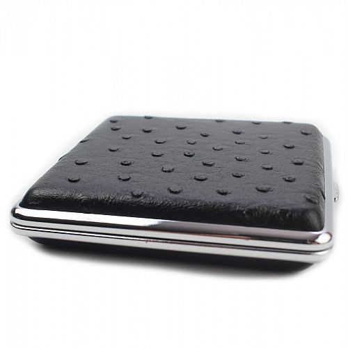 Портсигар на 20 сигарет Champ Pu Cigarette Case Черный (40444516BL)