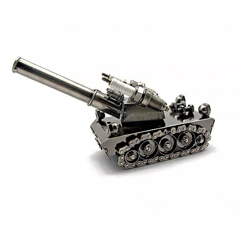 Фигурка техно-арт No Brand Танк 21х11,5х7,5 см Серый (DN25247)