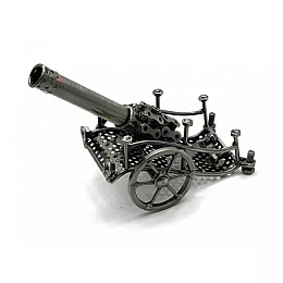Фигурка техно-арт No Brand Пушка 19,5х13х8 см Серый (DN25739)