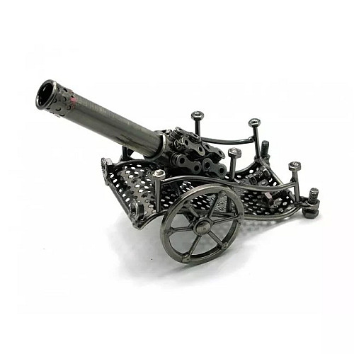 Фигурка техно-арт No Brand Пушка 19,5х13х8 см Серый (DN25739)