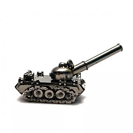 Фигурка техно-арт No Brand Танк 11х23х8,5 см Серый (DN26482)