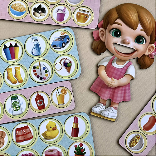 Дерев'яна настільна гра "Смачне-несмачне" Ubumblebees ПСФ091 PSF091 сортер-комодик