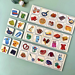 Дерев'яна настільна гра "Побутова техніка" Ubumblebees ПСД001 PSD001 сортер-комодик