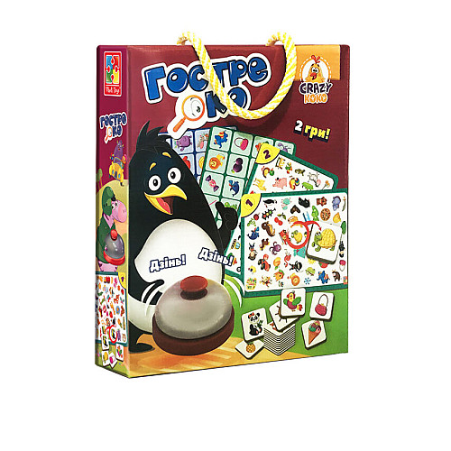 Настільна гра "Гостре око" Vladi Toys VT8010-03 з дзвоником