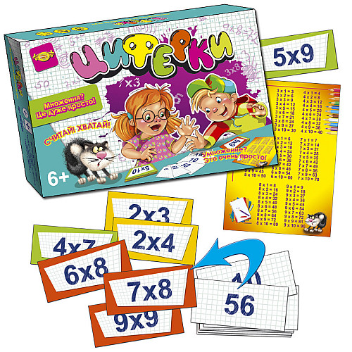 Настольная игра "Циферки" Мастер MKC0224