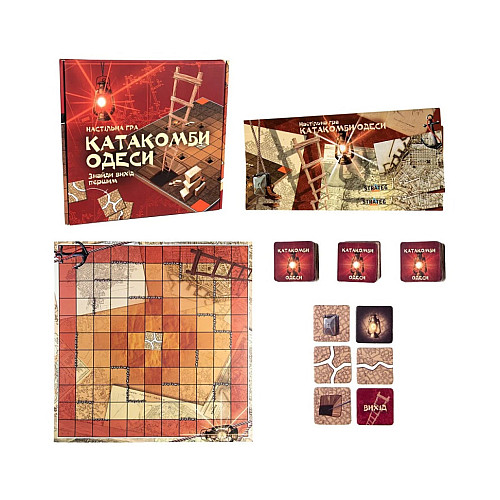 Настільна гра "Катакомби Одеси" Strateg 30285 розважальна