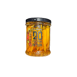 Перец гострий маринований ZaPalnichka 20 шт 212 г Жовтий (ZGM20PCS)