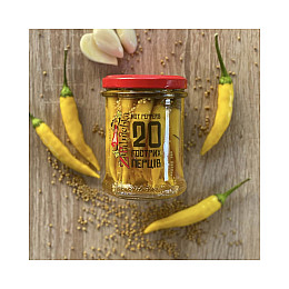 Перец гострий маринований ZaPalnichka 20 шт 212 г Жовтий (ZGM20PCS)
