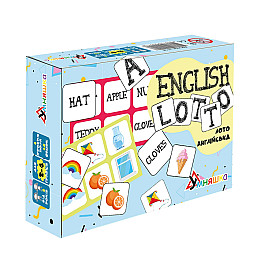 Развивающая настольная игра "Лото английский/English lotto" УМНЯШКА 2118-UM 48 фишек