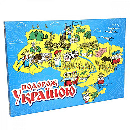 Настільна гра "Подорож Україною" Strateg 59ST