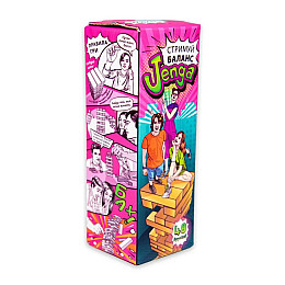 Настільна гра "Сдержуй баланс Jenga" Strateg 30722 48 брусків