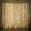 Гирлянда штора No Brand 200х200 см 250 LED Теплый белый свет (1499345201)