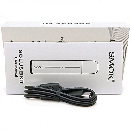 Под-система солевая электронная сигарета SMOK Solus 2 Pod Kit 700mAh 2.5ml Silver (10339-hbr)