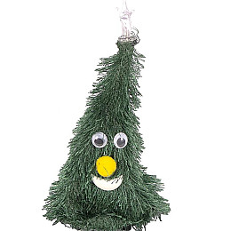 Игрушка механическая "Елочка" Bambi СХ-8 музыка танец зеленого цвета