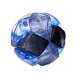 Головоломка MiDeer Neon Space Kongming Lock 3D-танграм Футбол Сине-чорний (MD2223)