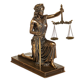 Декоративна фігурка 26х9х20 см Богиня справедливості Теміда Веронезе