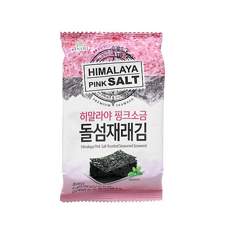 Нори-снек Himalaya Pink salt roasted seasoned seaweed 4 г
