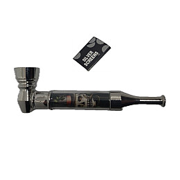 Трубка курительная металлическая Changfeng №HL-YD038-3 Череп (15566-hbr)