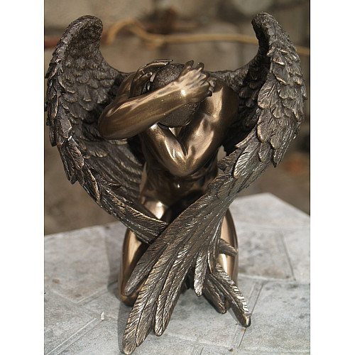 Фігурка інтер'єрна Angel 15 см Veronese Коричневий AL228510