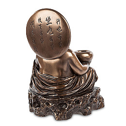 Cтатуэтка колекційна символ благополуччя та веселощів Hotei Veronese 13х9х8 см Коричневий AL229031