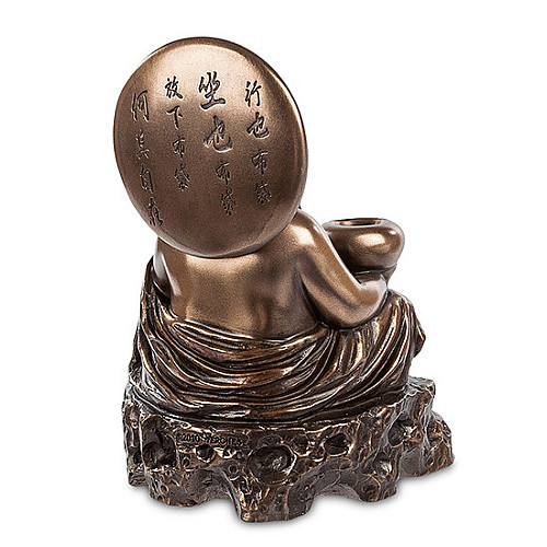 Cтатуэтка колекційна символ благополуччя та веселощів Hotei Veronese 13х9х8 см Коричневий AL229031