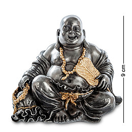 Cтатуэтка колекційна символ благополуччя та веселощів Хотей Veronese 9х11х7 см Сріблястий AL229033