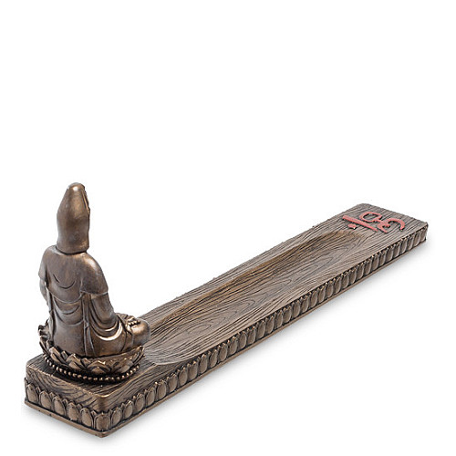 Статуэтка-підставка для благовоній Богиня милосердя Guanyin 25х9,5х4 см Veronese AL229034