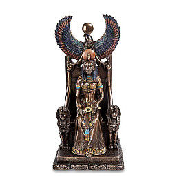 Cтатуэтка колекційна Sekhmet Богиня війни Veronese 27х13х12 см Різнокольорова AL229038