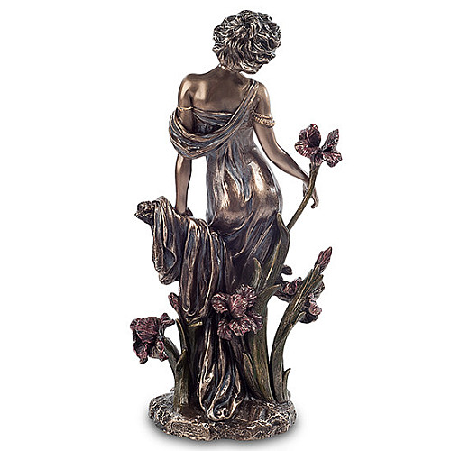 Cтатуэтка колекційна Дама Alphonse Mucha 13x8,5x26 см Veronese Коричневий AL229039