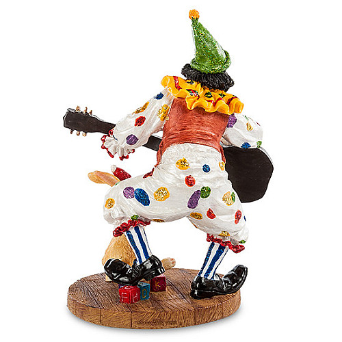 Cтатуэтка колекційна Клоун з гітарою Veronese 16х12х9 см Різнокольоровий AL229041