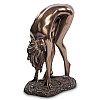 Cтатуэтка колекційна Фігура Дівчини 17х12х8 см Veronese Коричневий AL229045
