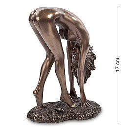 Cтатуэтка колекційна Фігура Дівчини 17х12х8 см Veronese Коричневий AL229045