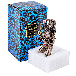 Cтатуэтка колекційна Дівчина з драконом 17х9 см Veronese Коричневий AL229054