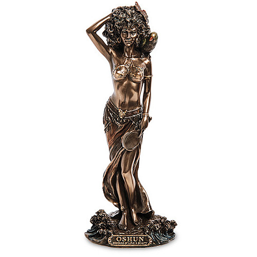 Cтатуэтка колекційна Богиня краси Oshun 24х9х6 см Veronese Коричневий AL229057