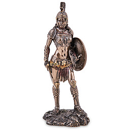 Cтатуэтка колекційна воїнственна жінка Amazon 23х11 см Veronese Коричневий AL229059