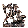 Cтатуэтка колекційна Георгій Переможець 15,5х16,5х8 см Veronese Коричневий AL229063