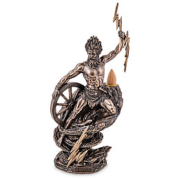 Cтатуэтка колекційна Taranis Бог грому 27х11х9 см Veronese Коричневий AL229075