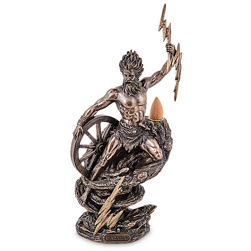 Cтатуэтка колекційна Taranis Бог грому 27х11х9 см Veronese Коричневий AL229075