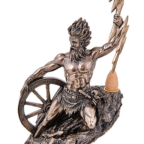 Cтатуэтка колекційна Taranis Бог грому 27х11х9 см Veronese Коричневий AL229075