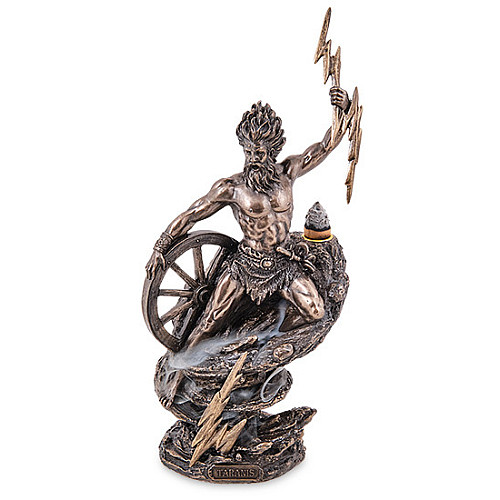 Cтатуэтка колекційна Taranis Бог грому 27х11х9 см Veronese Коричневий AL229075