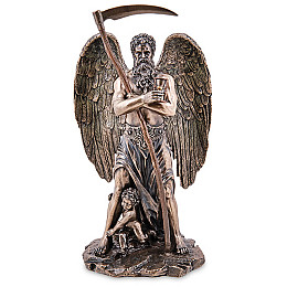 Cтатуэтка колекційна Kronos Бог урожаю та землеробства 27х12 см Veronese Коричневий AL229076