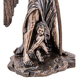 Cтатуэтка колекційна Kronos Бог урожаю та землеробства 27х12 см Veronese Коричневий AL229076