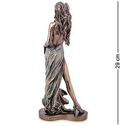 Cтатуэтка колекційна Дівчина в сукні 29x12 см Veronese Коричневий AL229086