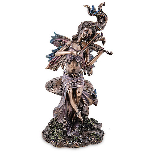 Cтатуэтка колекційна Фея Лісова Veronese 23х12х13 см Різнокольорова AL229088