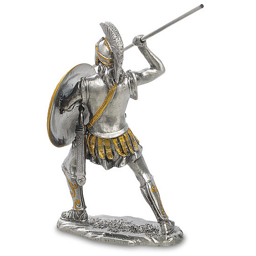 Настільна міні фігурка Спартанець 10.5 см Veronese Сріблястий AL229101